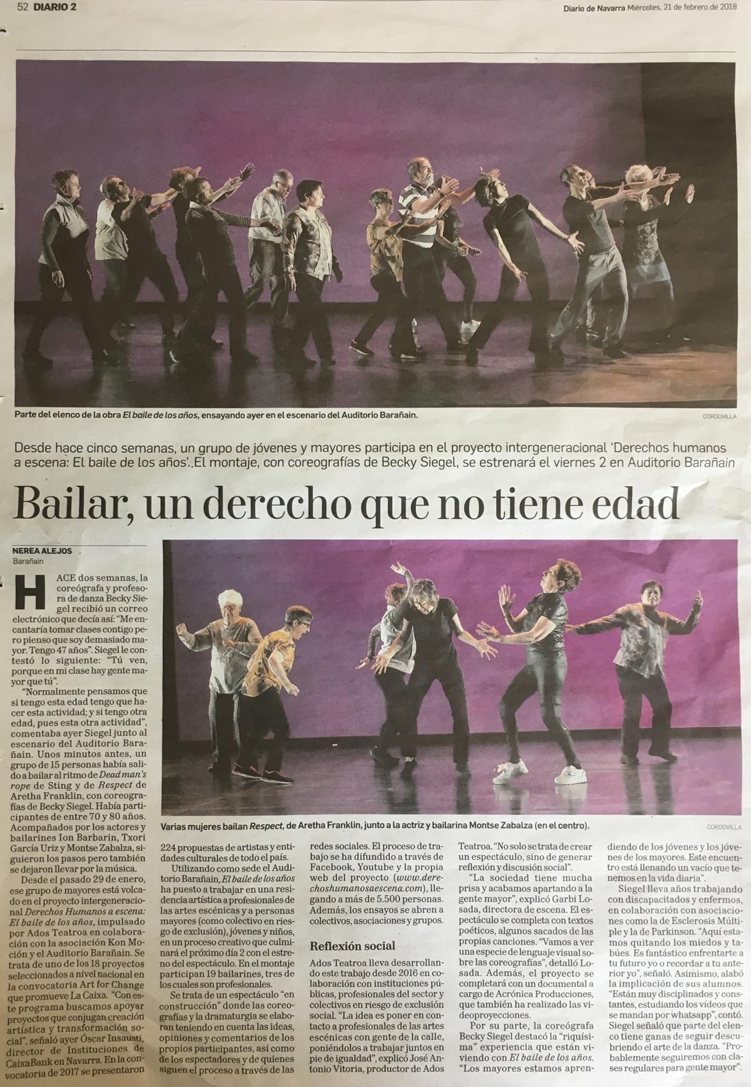 Bailar, un derecho que no tiene edad